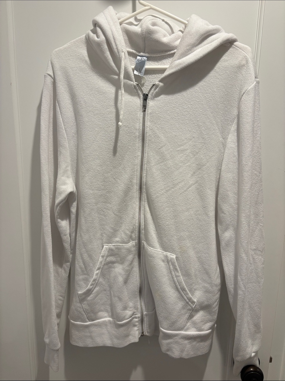 Alternative Women's White Zip Hoodie Jacket